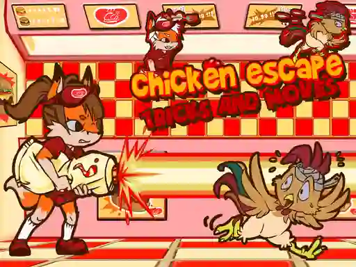 Spel Chicken Escape Tricks and moves online