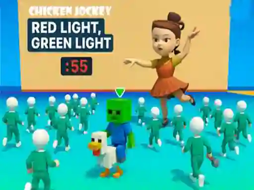 Spel Chicken Jockey: Red Light, Green Light online