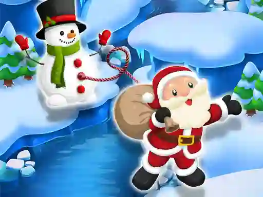 Spel Santa SnowMan Jump online