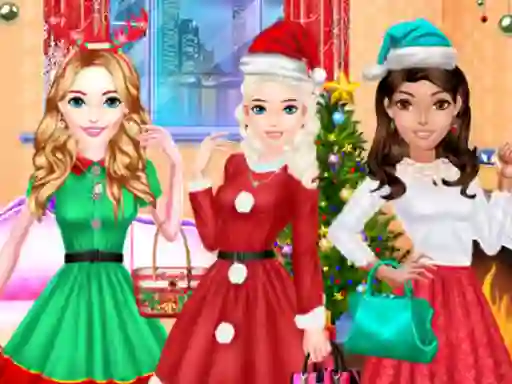 Spel Fashion Girls Christmas Party online