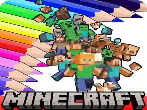 Spel Coloring Book for Minecraft online
