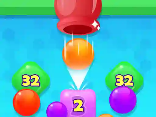 Spel 2048 Drop Merge online