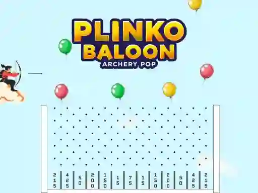 Spel Plinko Ballon Archery Pop online