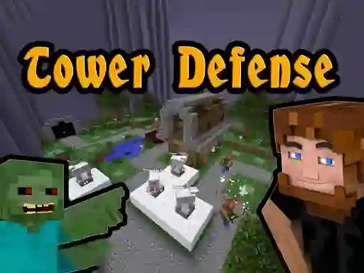 Spel Minecraft Tower Defense online