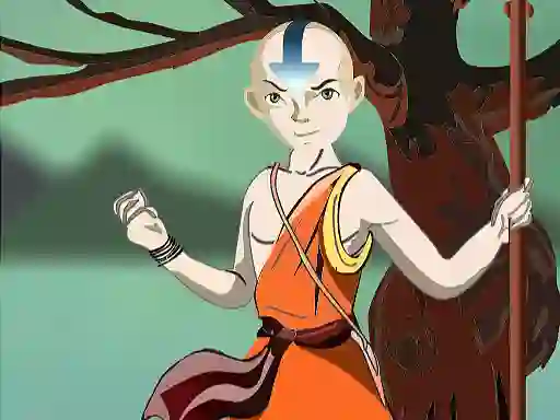 Spel Avatar Aang DressUp online