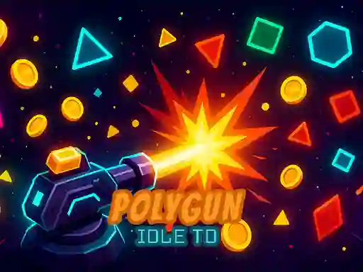 Spel PolyGun: Idle TD online
