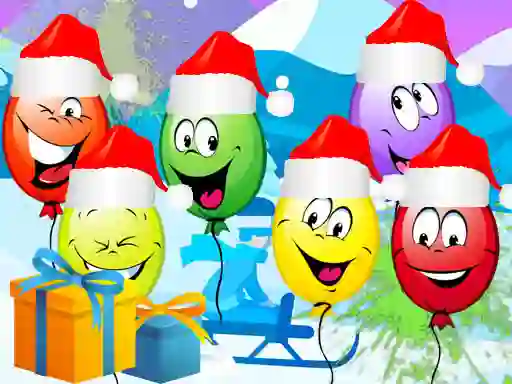 Spel Christmas Balloons Bursting online