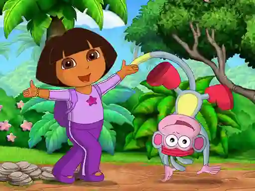 Spel Find 7 Differences Dora online