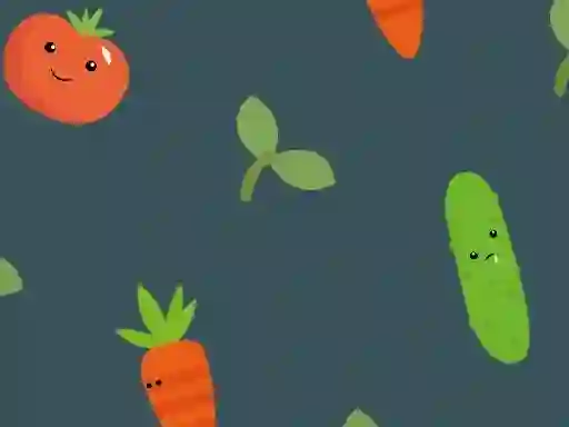Spel Garden Rush. Vegetables Escape online