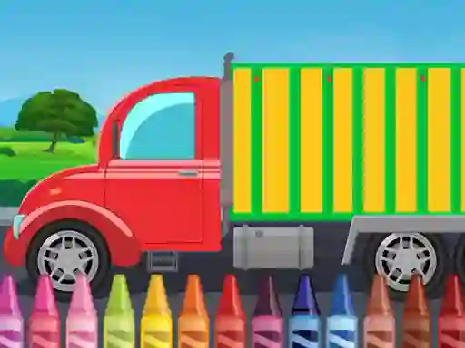 Spel Truck Coloring online