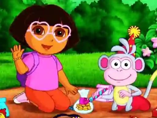 Spel Dora Kids Puzzles online