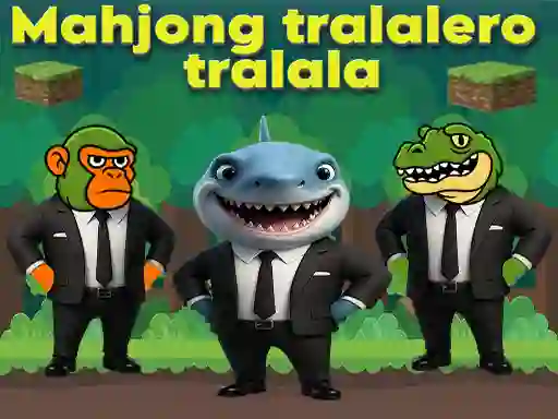 Spel Mahjong tralalero tralala online