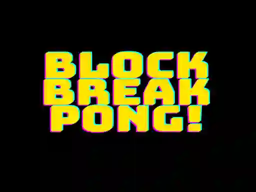 Spel Block break pong! online