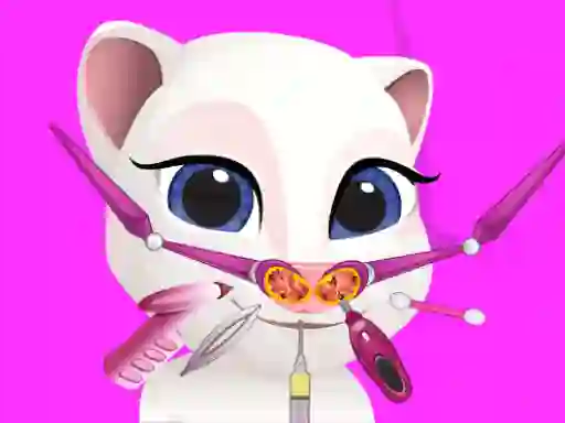 Spel Little Angela Nose Doctor online