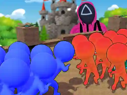Spel Squid Game Crowd Pusher online