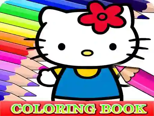 Spel Coloring Book for Hello Kitty online