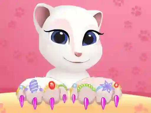 Spel Talking Tom Angela Great Manicure online