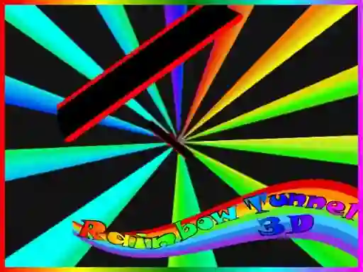Spel Rainbow Tunnel 3D online