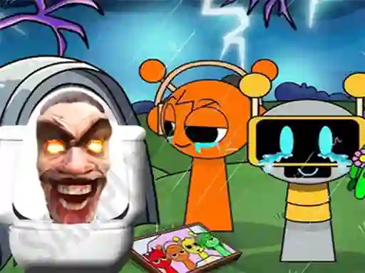 Spel Sprunki Castle Panic Skibidi Toilet online