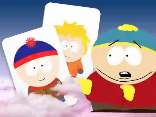 Spel South Park memory card match online