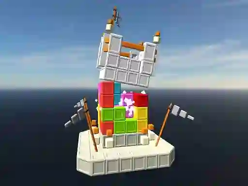 Spel Castle Destruction Blocks online