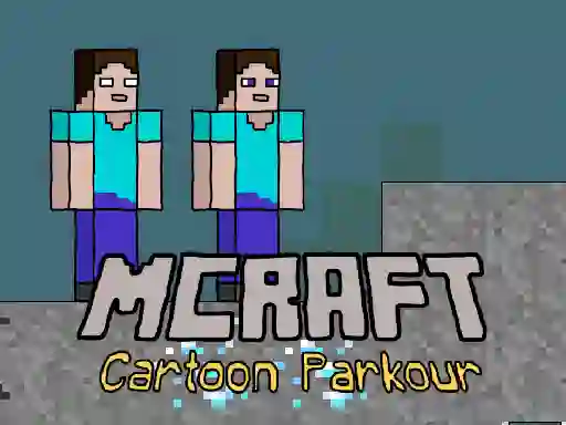 Spel Mcraft Cartoon Parkour online