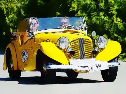 Spel Old Cars Puzzle online
