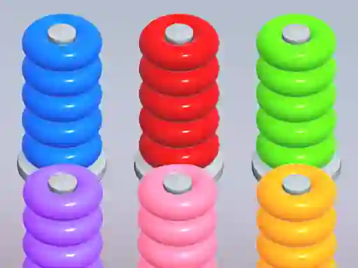 Spel Color Ring Sort online
