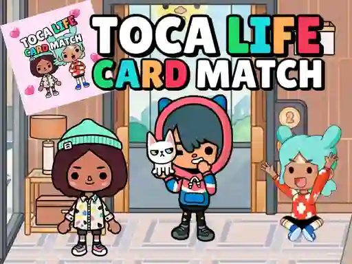 Spel Toca Life Memory Card Match online
