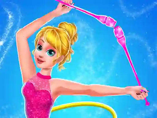 Spel Gymnastics Games for Girls Dress Up online