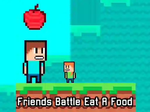 Spel Friends Battle Eat A Food online
