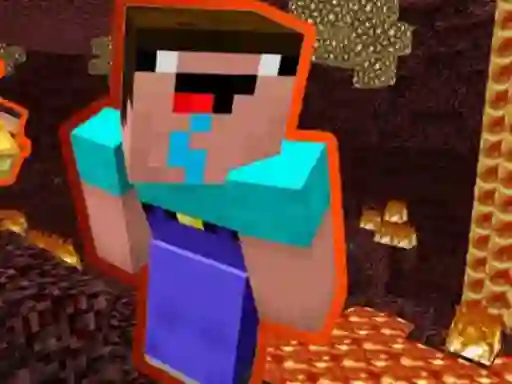 Spel Noob Parkour: Nether online