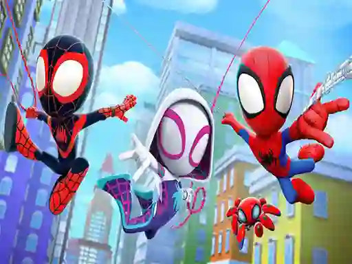 Spel Spidey and his Amazing Friends Swing Into Action! online