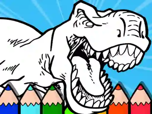 Spel Coloring Dinos For Kids online
