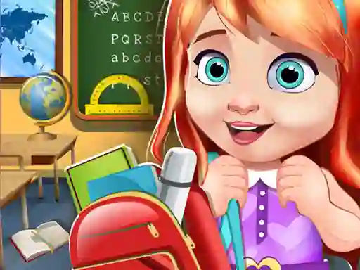 Spel My School Doll House Games online