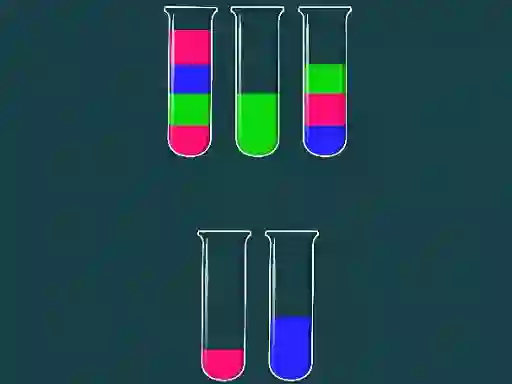 Spel Water Sorting Color in the bottle online