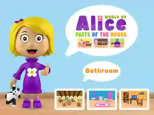 Spel World of Alice Parts of the House online