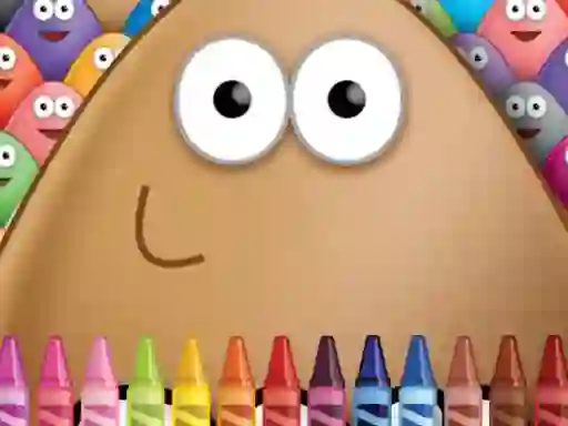 Spel Pou Coloring online