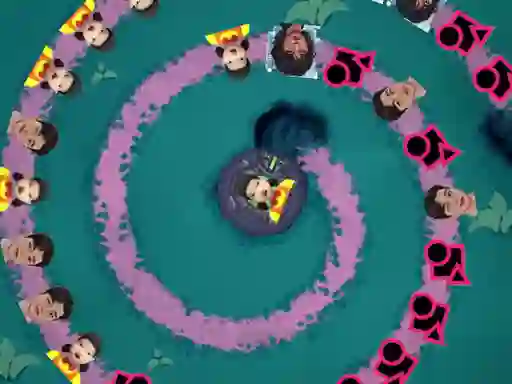 Spel Squid Game Bubble Shooter online