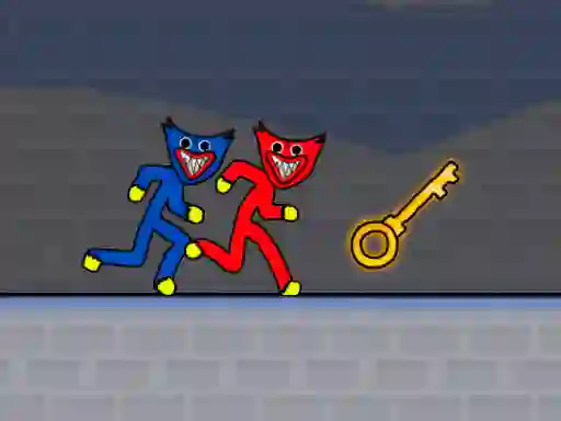 Spel Stickman Huggy Party Duo online