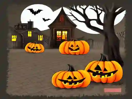 Spel Haunted Halloween Hidden Object online