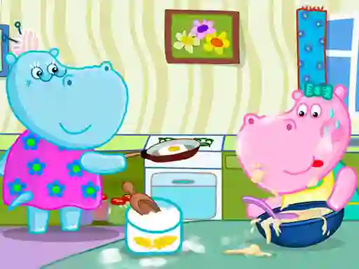 Spel Hippo Cooking School online