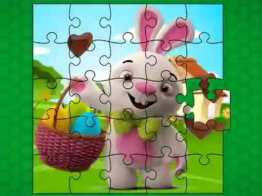Spel Easter Bunny Eggs Jigsaw online