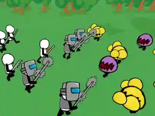 Spel Stickman Gun Battle Simulator online