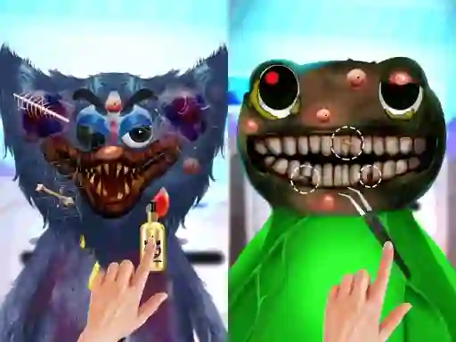 Spel Huggy ASMR Monster Makeover online