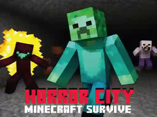 Spel Horror City Minecraft Survive online