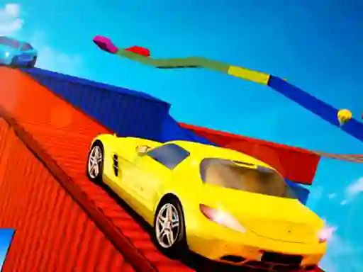 Spel Mega Ramps stunt cars 3d online