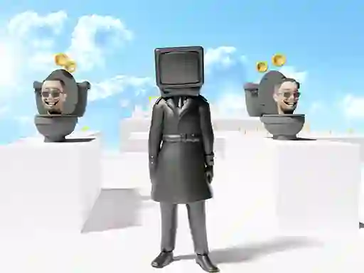 Spel Skibidi Toilet Parkour run online