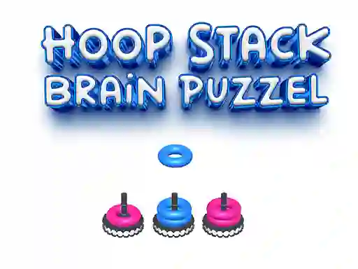 Spel Hoop Stack Brain Puzzle Game online
