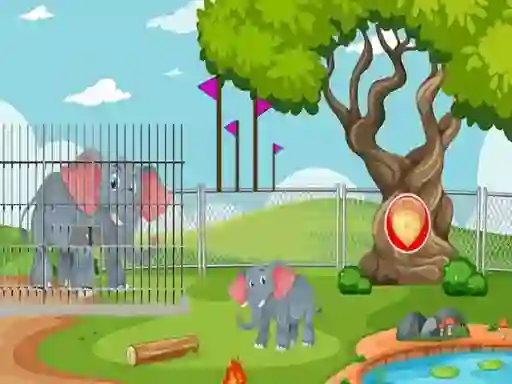 Spel Rescue The Elephant Calf 2 online
